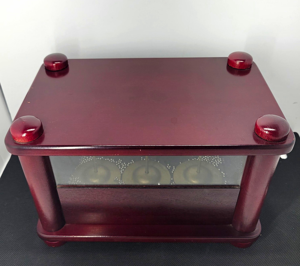 Falling Rain Nature Chimes Wood Box Zen Meditation Bells Taiwan WORKING